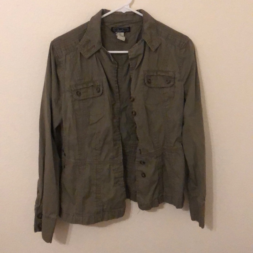 Olive green jacket